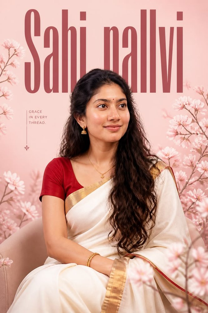 Sai Pallavi Portrait Poster