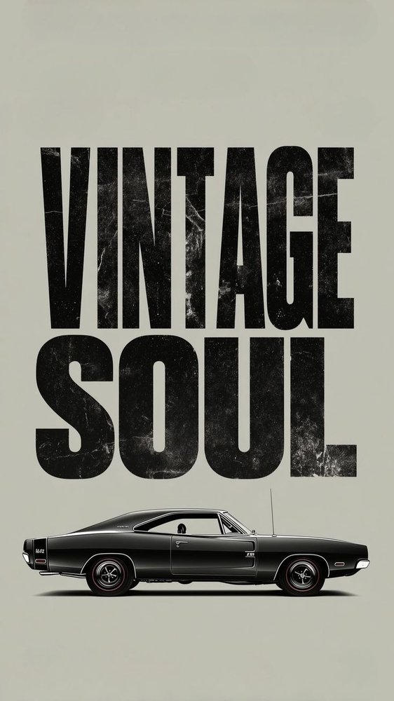 Vintage Soul Classic Car Poster