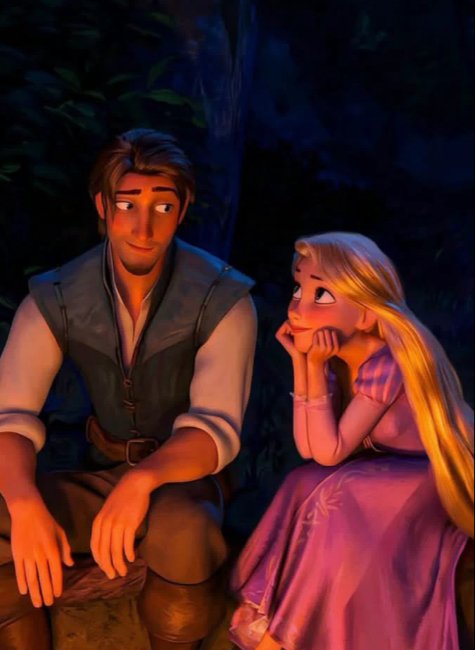 Tangled Rapunzel Eugene Forest Pose