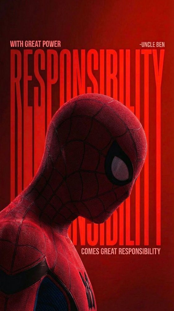 Spider-Man Responsibility Poster