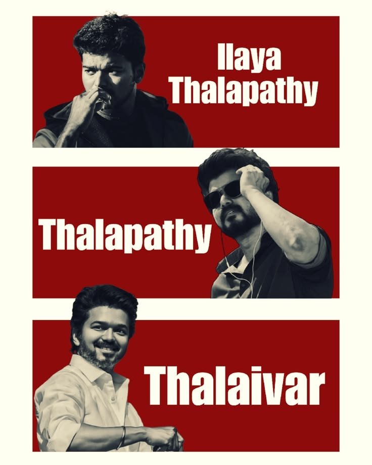 Thalapathy Vijay Tribute Collage