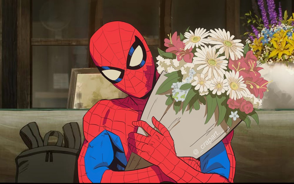 Spider‑Man Bouquet Hero Pose