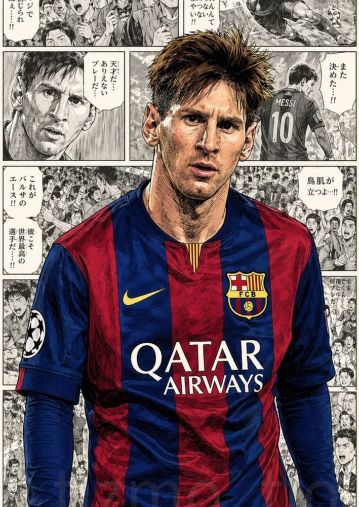 Messi multi background
