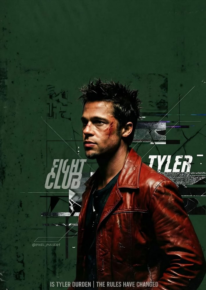 Fight Club Poster – Green Rebellion