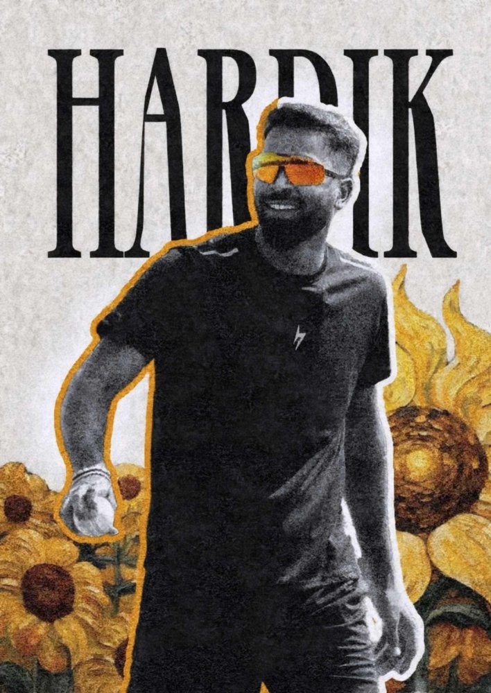 Hardik Pandya – Stylish Portrait