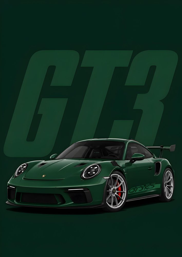 Porsche GT3 Green