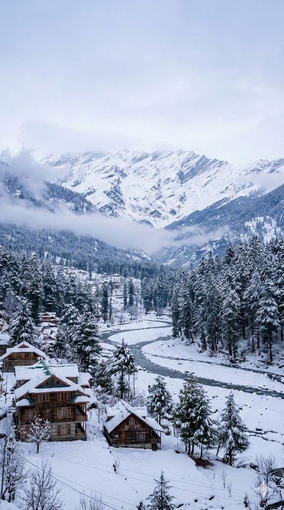 Snowy Village