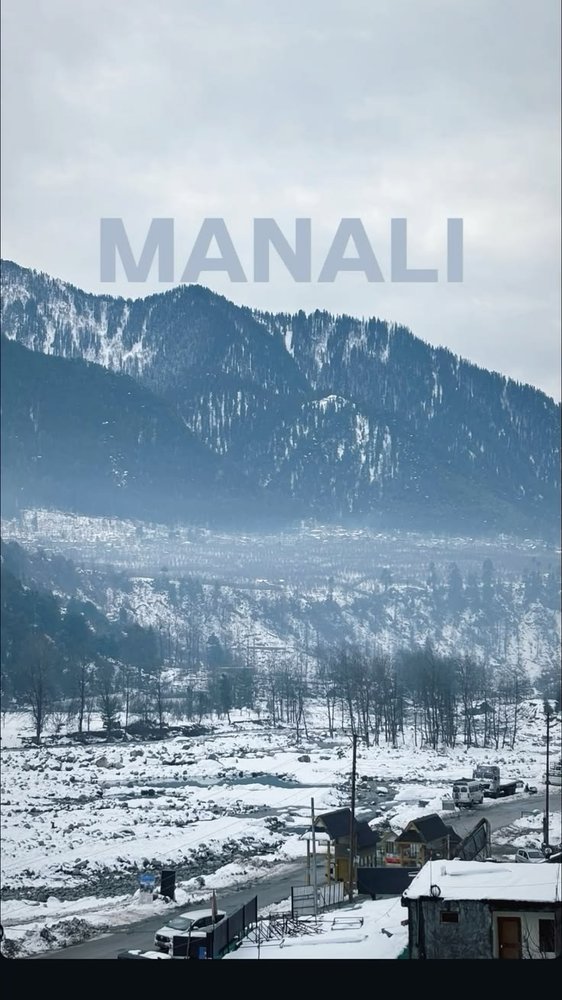 Snowy Manali