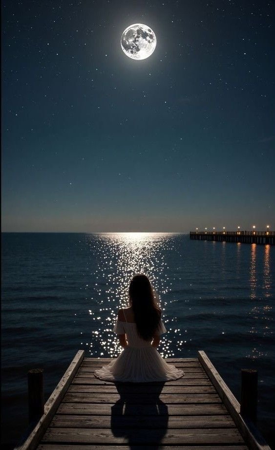Moonlit Pier