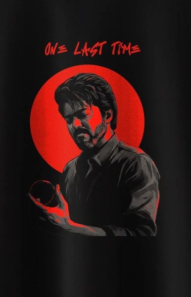 Thalapathy Vijay "Don't Let Me" Dark Aesthetic Poster