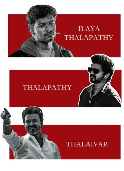 Thalapathy Vijay Multi-Pose Fan Edit Collage