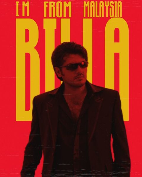 Billa Red Suit Portrait Wallpaper