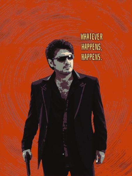 Ajith Orange Poster