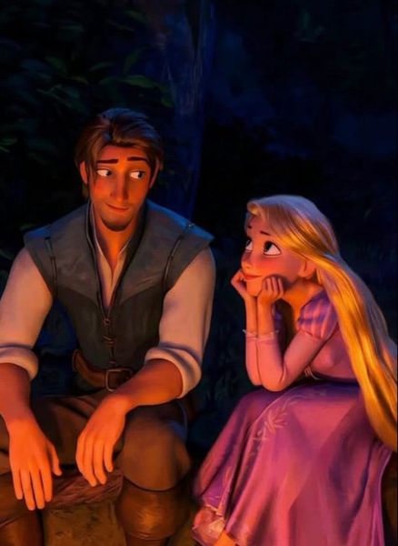 Tangled Rapunzel Eugene Forest Pose