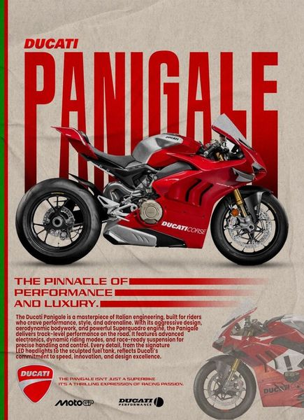 Ducati Panigale Poster