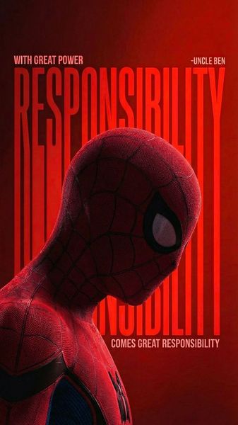 Spider-Man Responsibility Poster