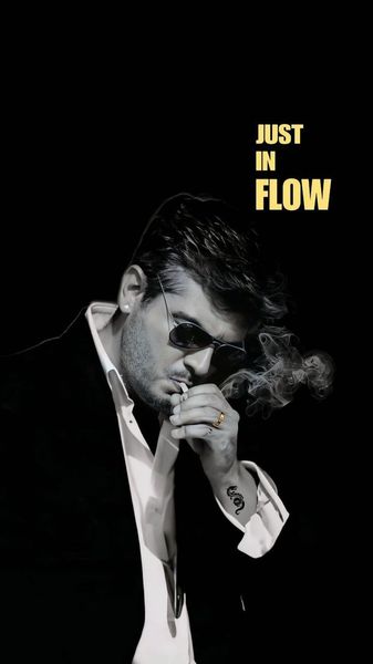 Black & White Ajith Portrait