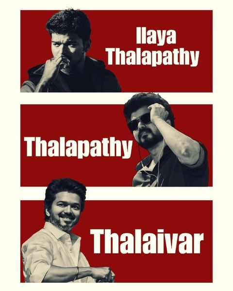 Thalapathy Vijay Tribute Collage