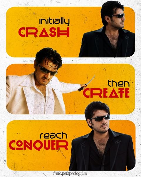 Chennai Crash Ajith Meme Poster