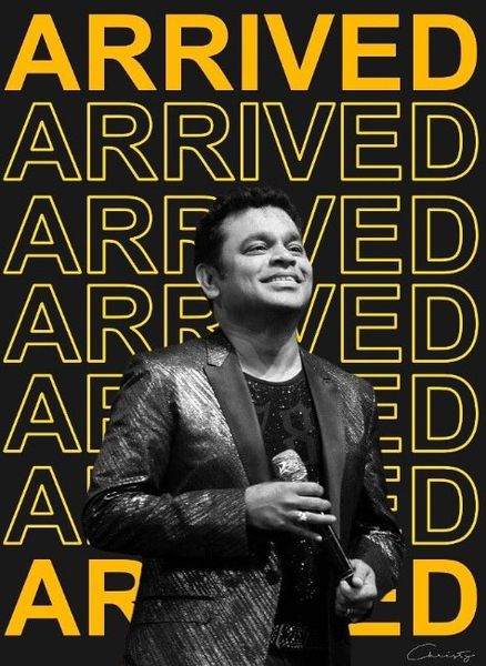 ar rahman arrived poster