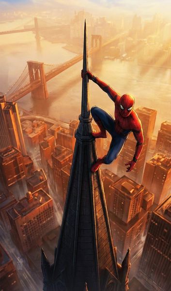 Spider-Man Epic Pose Wallpaper