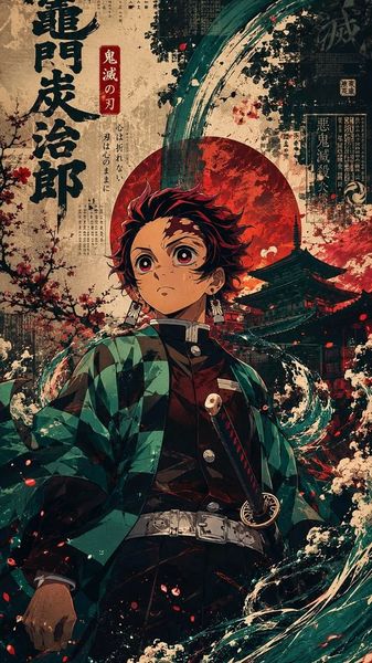 Tanjiro Kamado Anime Wallpaper