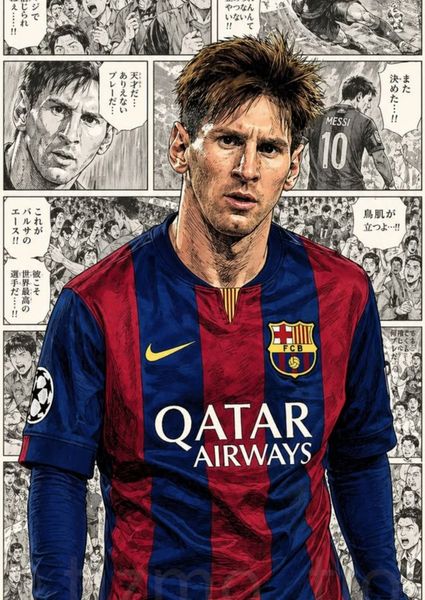 Messi multi background
