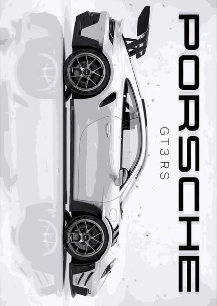 Porsche White car