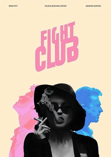 Fight Club Poster – Neon Chaos