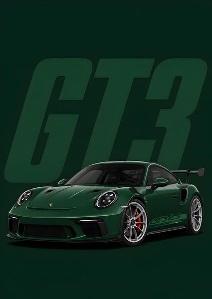 Porsche GT3 Green