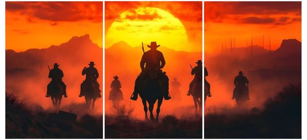 Red Dead Redemption - panel set