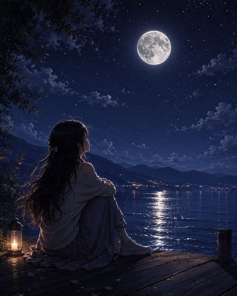 Lakeside Moonlight