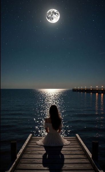 Moonlit Pier