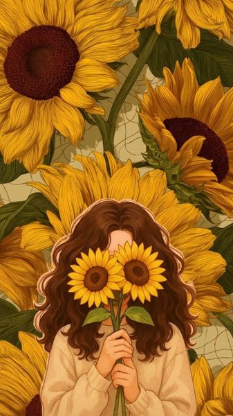 Among Sunflowers